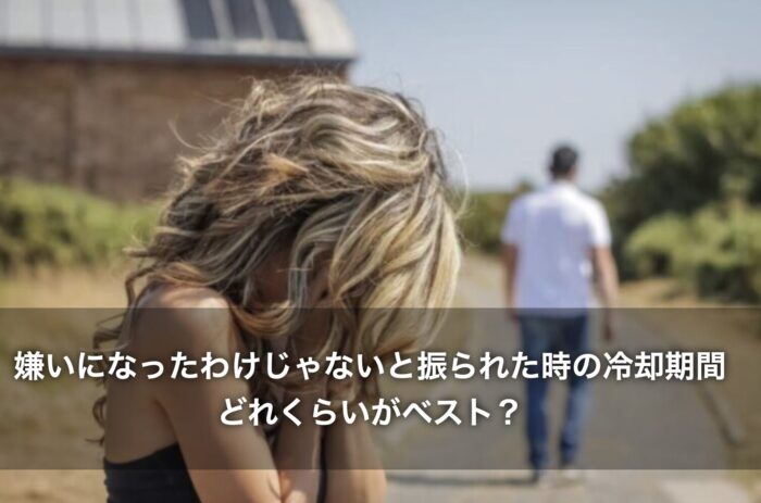 嫌いになったわけじゃないと振られた時の冷却期間はどれくらいがベスト？