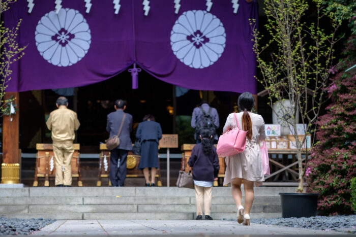 ルールを守って参拝する