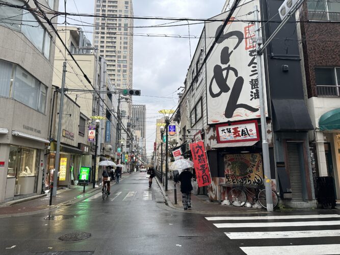 元気堂占いへの行き方（右折）