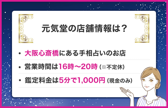 元気堂の店舗情報は？